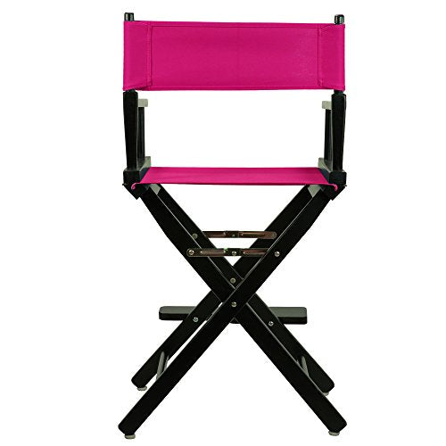 Casual Home 220-02/021-30 Director Chair 24" - Counter Height BlackFrame/Magenta Canvas