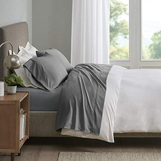 Sleep Philosophy Smart Cool Microfiber Moisture-Wicking Breathable 4 Piece Cooling Sheet Set