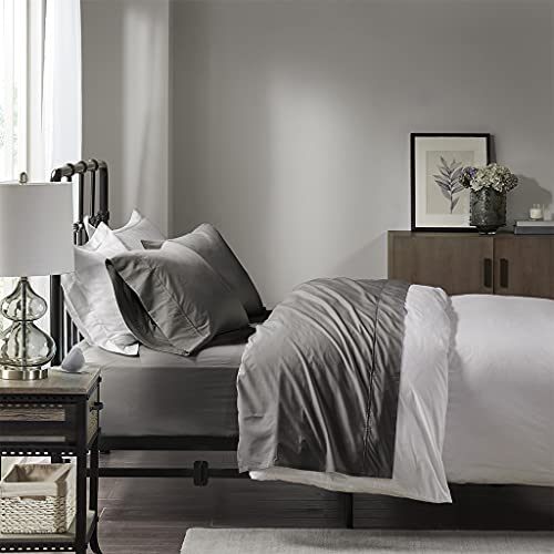 Madison Park Cotton Single Pick Peached Brushed Percale Sheet Set MP20-6634