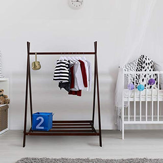 Casual Home Teepee Coat Rack with Shelf - Truffle Brown