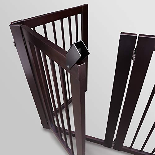 American Trails Freestanding Wooden Pet Gate with Door