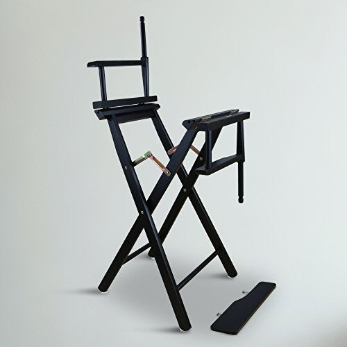 Casual Home 230-02/021-45 Director Chair 30" - Bar Height BlackFrame/Brown Canvas