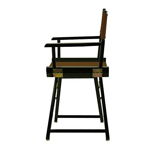 Casual Home 200-02/021-45 Director Chair 18" - Classic Height BlackFrame/Brown Canvas
