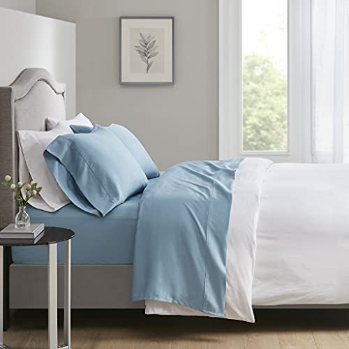Beautyrest Casual Lyocell Triblend Sheet Set with Blue BR20-1901