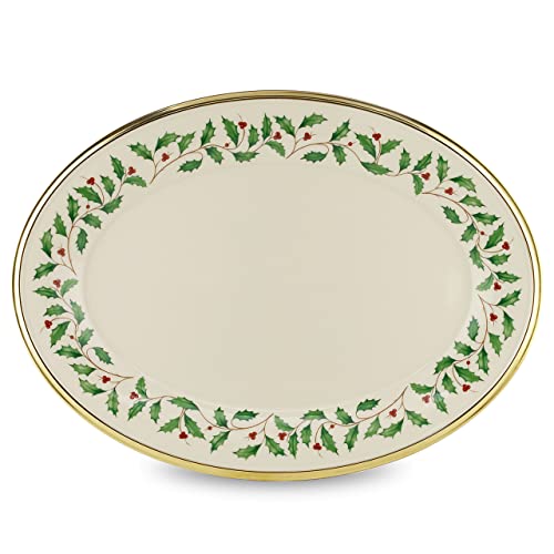 Lenox 146504450 Holiday Oval Porcelain Serving Platter