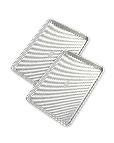 USA Pan Global Nonstick Aluminum Half Sheet Pan, Set of 2