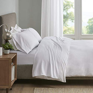 Sleep Philosophy Smart Cool Microfiber Moisture-Wicking Breathable 4 Piece Cooling Sheet Set