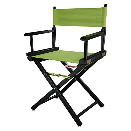 Casual Home 200-02/021-72 Director Chair 18" - Classic Height BlackFrame/Lime Green Canvas