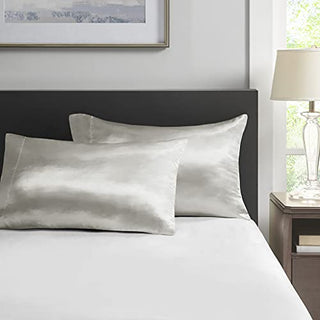 Madison Park Essentials Polyester Solid Satin Pillow Case MPE21-920