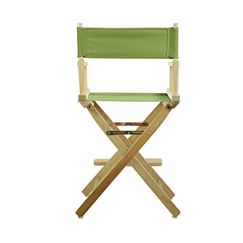Casual Home 220-00/021-72 Director Chair 24" - Counter Height Natural Frame/Lime Green Canvas