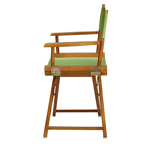 Casual Home 200-55/021-72 Director Chair 18" - Classic Height Honey OakFrame/Lime Green Canvas