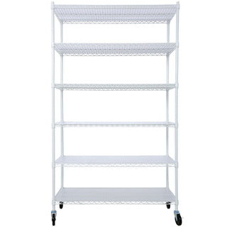 6 Tier Heavy Duty Metal Shelf Wire Shelving Unit