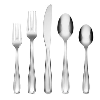 Cambridge Silversmiths Waylen Mirror 40-piece Flatware Set With Caddy