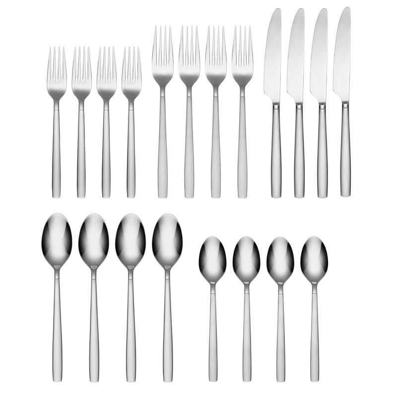 Cambridge Silversmiths Brogan Sand 20-piece Flatware Set