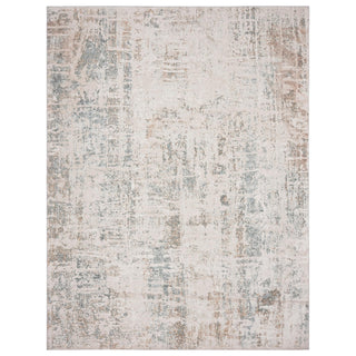 Home Outfitters 2' X 3' Gray Blue Taupe And Cream Abstract Distressed Stain Resistant Area Rug