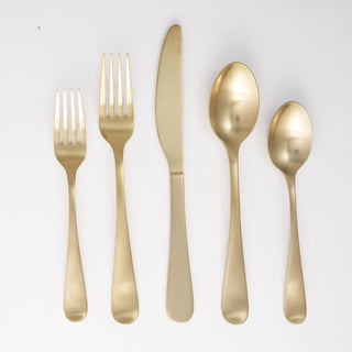 Cambridge Silversmiths Rhiannon Champagne Satin 20-Piece Flatware Set, Service for 4