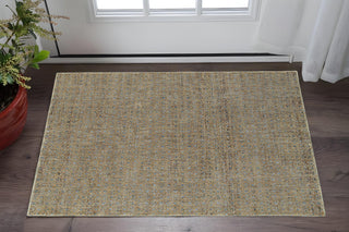 Home Outfitters 2' X 3' Blue and Silver Geometric Power Loom Area Rug