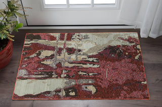 Home Outfitters 2' X 3' Abstract Power Loom Area Rug