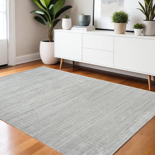 Home Outfitters 4' X 6' Ivory Geometric Hand Woven Area Rug