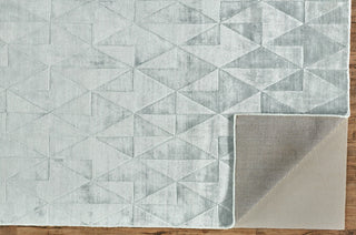 Home Outfitters 4' X 6' Gray Geometric Hand Woven Area Rug