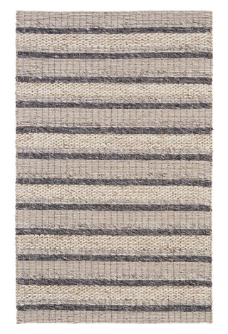 Home Outfitters 2' X 3' Gray and Ivory Wool Hand Woven Area Rug