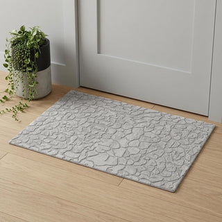 Home Outfitters 2' X 3' Gray And Silver Abstract Tufted Handmade Area Rug