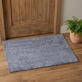 Home Outfitters 2' X 3' Blue and Ivory Abstract Hand Woven Area Rug