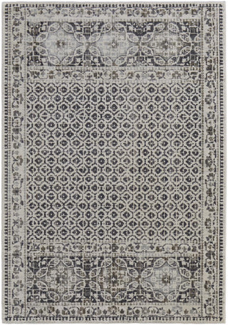 Home Outfitters 4' X 6' Ivory Taupe And Gray Abstract Stain Resistant Area Rug
