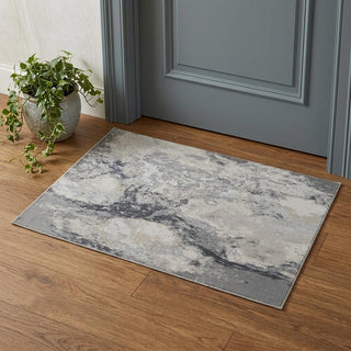 Home Outfitters 2' X 3' Gray Abstract Area Rug