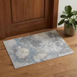 Home Outfitters 2' X 3' Blue Abstract Area Rug
