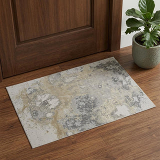 Home Outfitters 2' X 3' Gray Abstract Area Rug