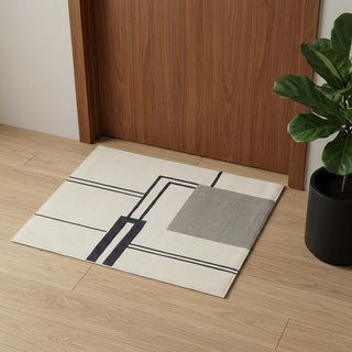 Home Outfitters 2' X 3' Gray and Ivory Wool Abstract Geometric Hand Tufted Area Rug