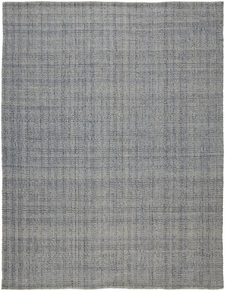Home Outfitters 2' X 3' Gray Ivory And Blue Hand Woven Area Rug