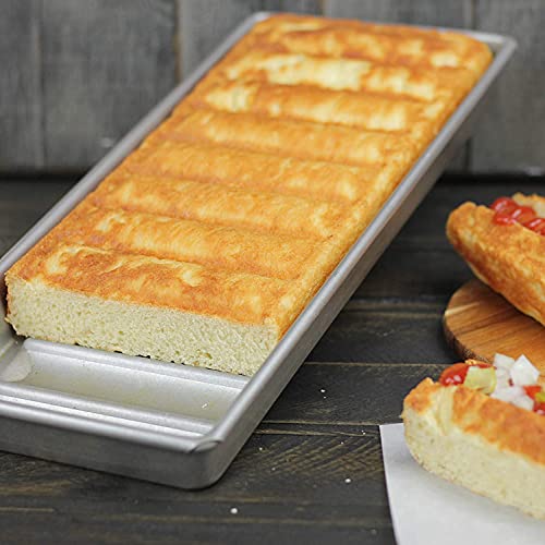 USA Pan Bakeware Aluminized Steel New England Hot Dog Pan