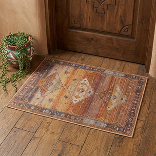 Home Outfitters 2' X 3' Brown Southwestern Area Rug