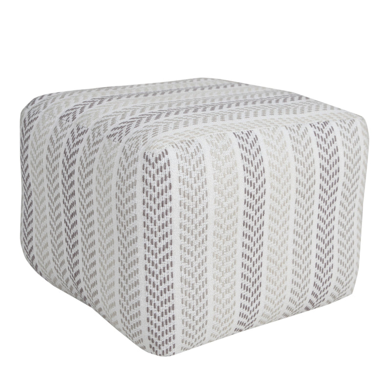 Home Outfitters 18" Cotton Ottoman