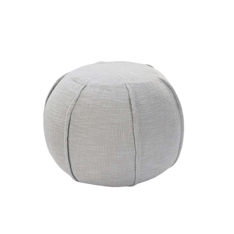 Home Outfitters 18" Gray 100% Cotton Ottoman