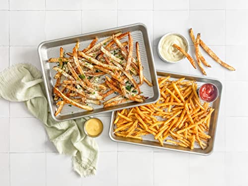 USA Pan Bakeware Quarter Sheet Pan, Warp Resistant Nonstick Baking Pan, Made in the USA from Aluminized Steel