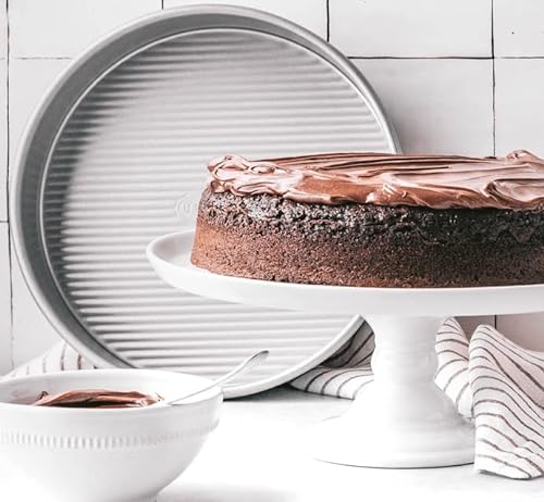 USA Pan Bakeware Round Cake Pan, 9 inch, Nonstick & Quick Release Coating, 9-Inch,Aluminized Steel