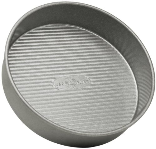 USA Pan Bakeware Nonstick Round Cake Pan, 8-Inch, Aluminized Steel