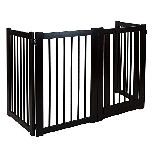 American Trails Freestanding Wooden Pet Gate with Door