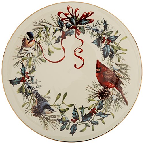 Lenox 185591602 Winter Greetings 5-Piece Place Setting, Red & Green