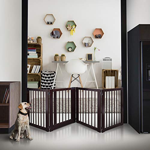 American Trails Freestanding Wooden Pet Gate with Door