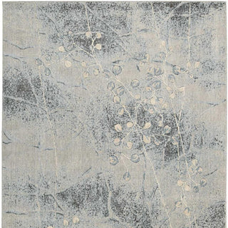 Home Outfitters 2' X 3' Blue Floral Power Loom Area Rug