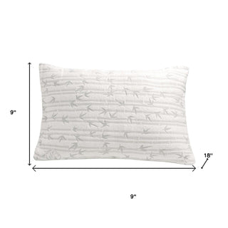 Rayon With Bamboo Memory Foam Firm King Size Bed Pillow