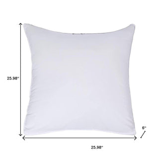Set of Two Microfiber Down Alternative Medium Hypoallergenic European Size Bed Pillows