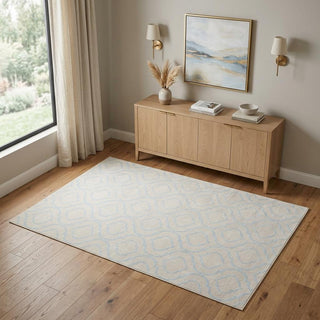Home Outfitters 4' X 6' Gray Moroccan Power Loom Area Rug