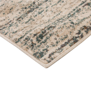 Home Outfitters 2' X 3' Gray and Ivory Abstract Power Loom Area Rug