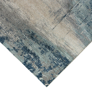 Home Outfitters 2' X 3' Dark Blue And Gray Abstract Area Rug