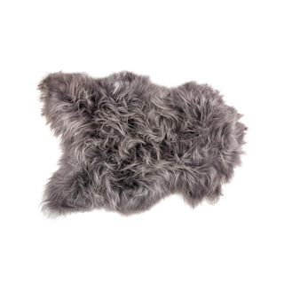 Home Outfitters 2' X 3' Gray Sheepskin Handmade Non Skid Area Rug